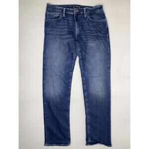 Men's Mavi Size 33/34 Zach Straight Leg Jeans P143